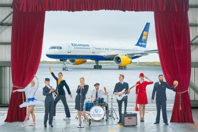 Icelandair forstår at fejre sit 80 års jubilæum.