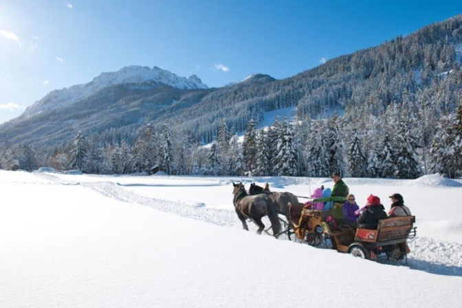 Arlberg i Østrig er et skønt skisportssted med mange muligheder for morskab.