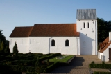 Udsmykningen af Hornstrup Kirke blev aldrig fuldført. Bygmesteren døde sandsynligvis.