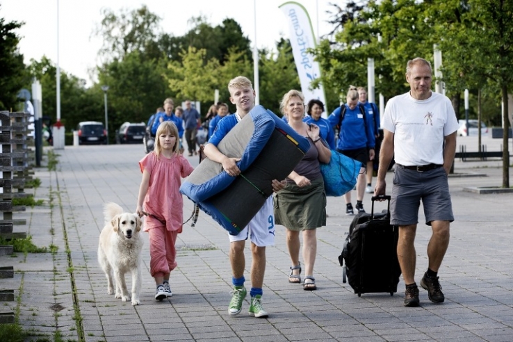 FamilieCamp er aktiv ferie.