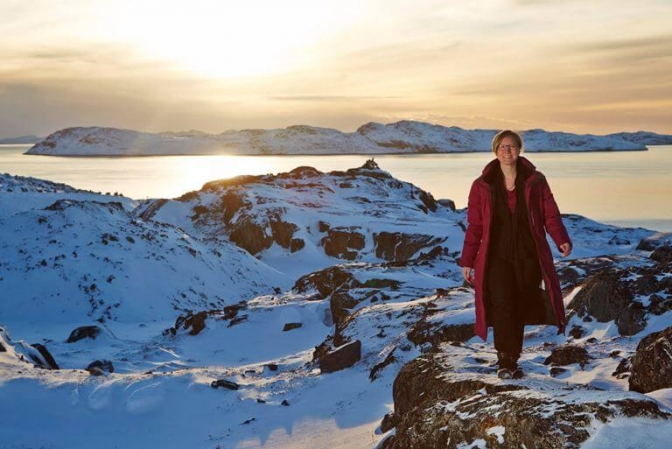 Lena Lauridsens bog om Grønland kunne godt have haft flere billeder.