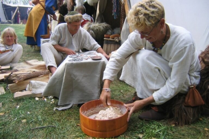 I Skåne kan man i denne sommer opleve de gæve vikinger.