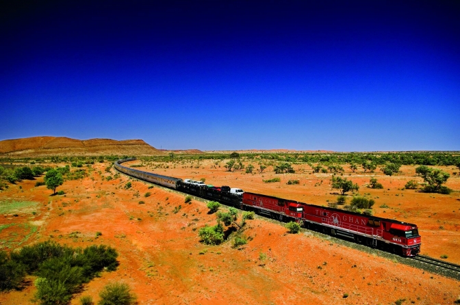 Oplev Australien med tog