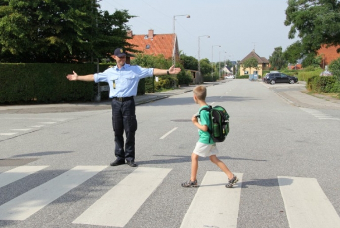 Politiet laver igen i år en kampagne, der skal gøre opmærksom på de nye, små trafikanter.