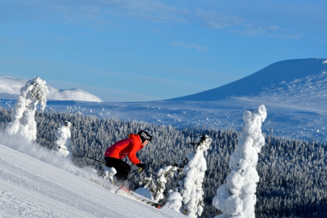 Idre Fjell er et af de populære skisteder i Sverige.