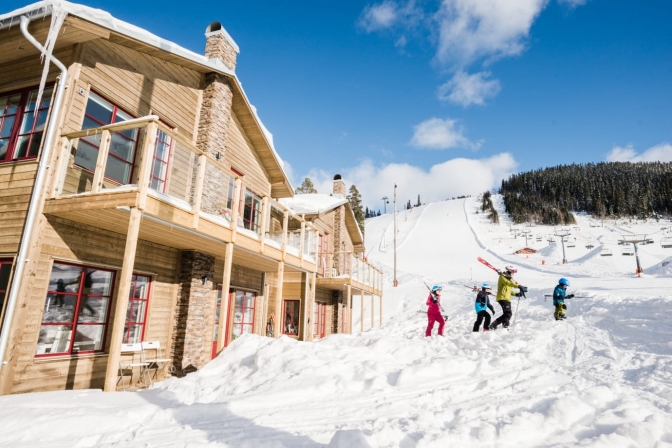 Ski-in ski-out når det ikke fås meget bedre