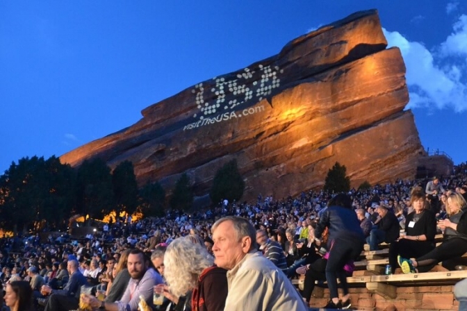 Red Rocks er et af USAs mest ikoniske underholdningssteder