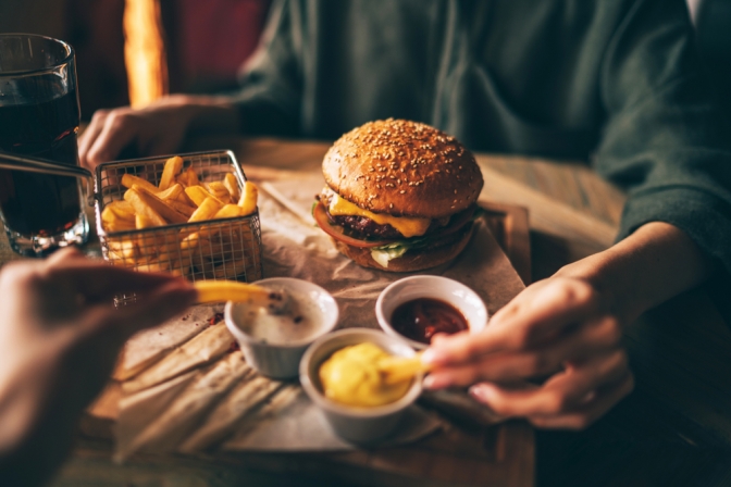 Burgerbar med fokus på de studerende