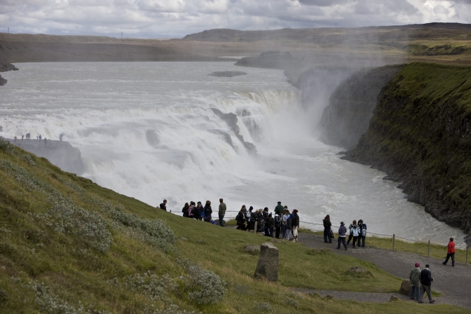 Islands vulkaner og elve, bjerge og is